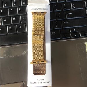42mm Milanese Loop Band for Apple Watch - Gold